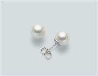 Orecchini Miluna Donna Perle Gemelle Regina in Oro Perla PPN445BMV3